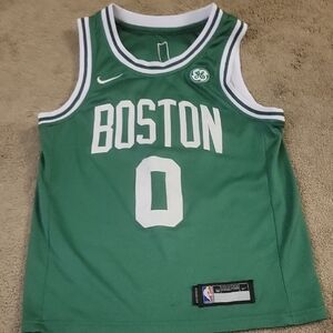 Youth Jayson Tatum Nike Green NBA Swingman Jersey